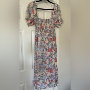 ASTR Floral Midi Dress